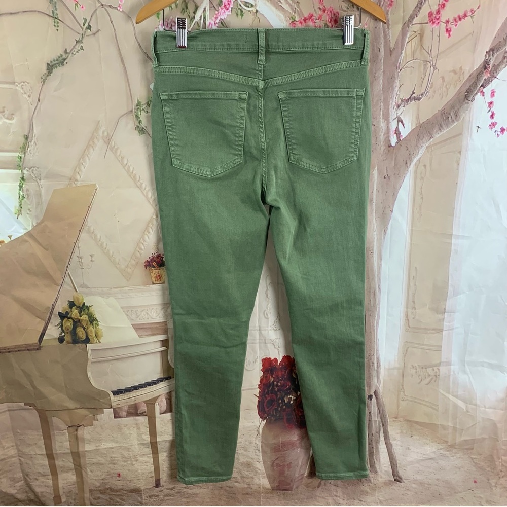 NEW Free People Green Distressed Jeans - Picture 4 of 8